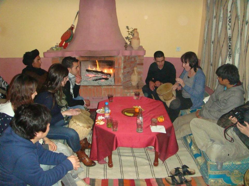 Auberge Des Peupliers Cafe Restaurant Akhendachou n'Ait Ouffi Zewnętrze zdjęcie